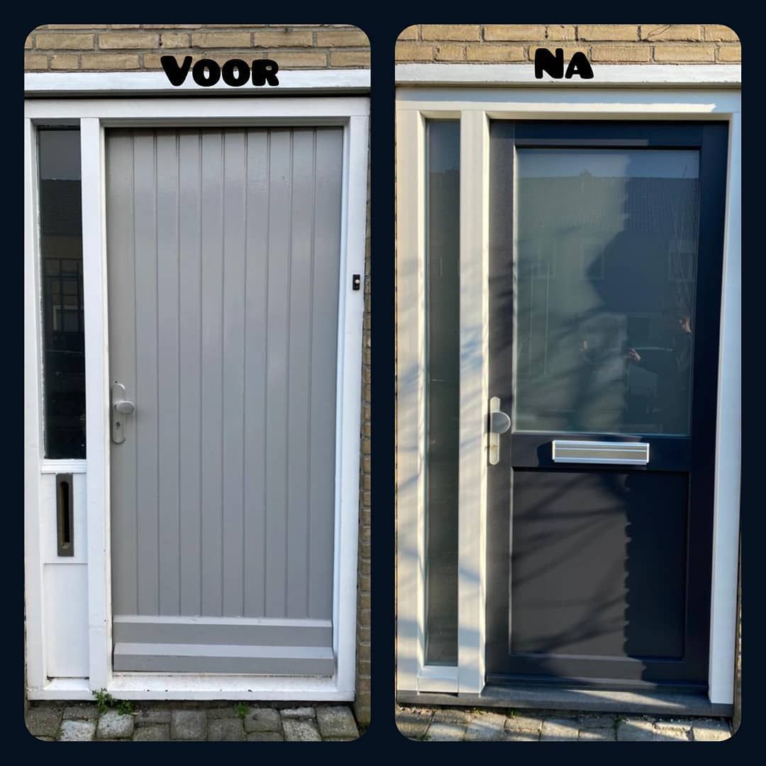 kunststof deur kunststof woningrenovatie almelo