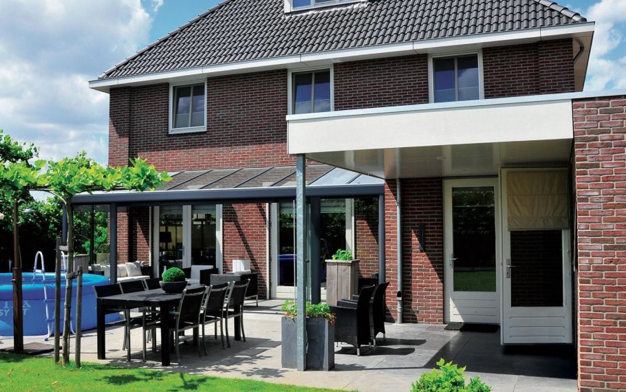 kunststof dakrand huis