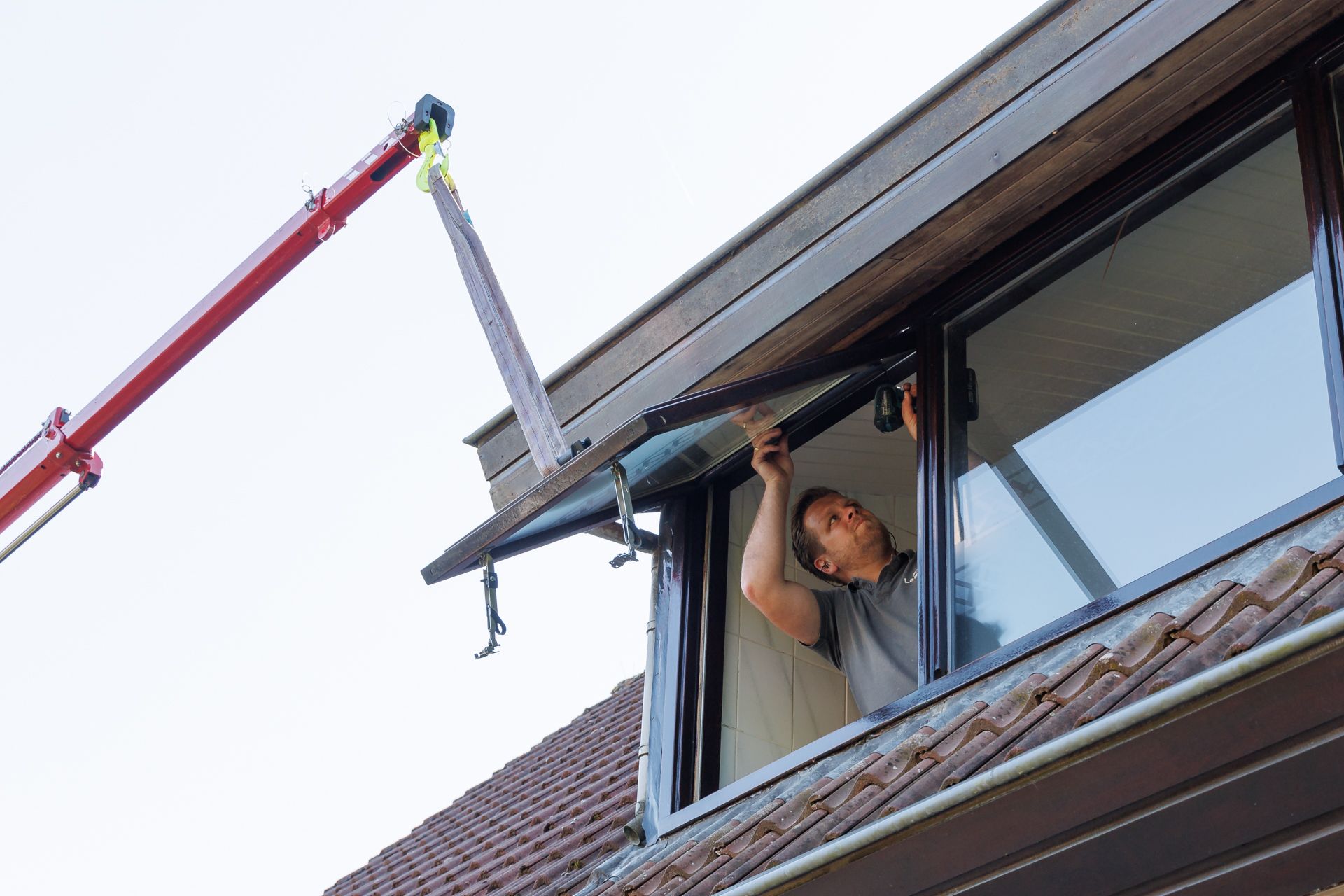 Plaatsing en montage van kunststof kozijnen door een ervaren monteur van Ecokozijnen