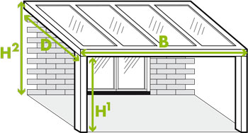 offerte veranda tekening